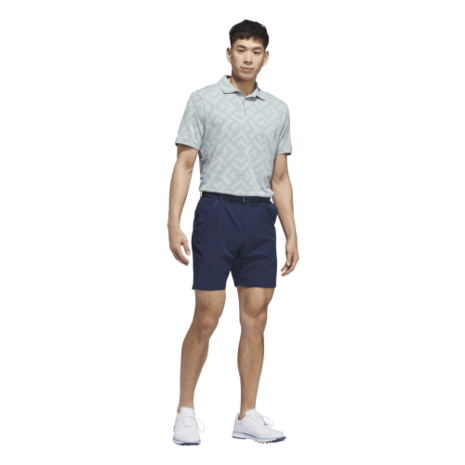 Adidas Ultimate CLSN Jacquard Heren Golfpolo Wosa Navy