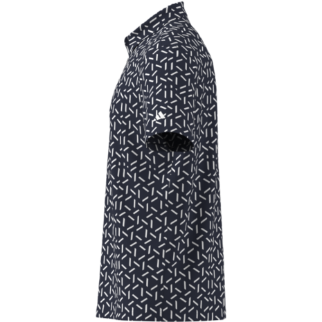 Adidas Ultimate Mesh Printed Heren Golfpolo Navy Wit