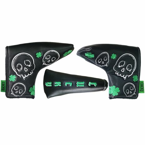 Legend Putter Headcover Lucky Zwart Groen