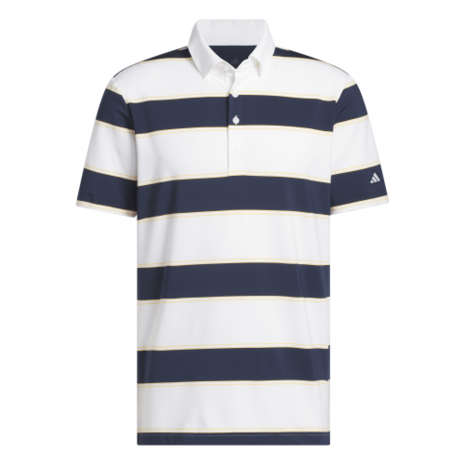 Adidas Heren Golfpolo Ultimate 365 Jumbo Stripes