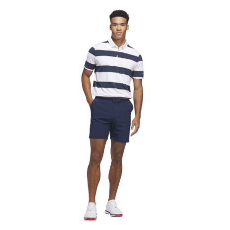 Adidas Heren Golfpolo Ultimate 365 Jumbo Stripes