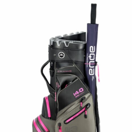 Big Max Silencio 3 Dri Lite Cartbag Grijs Zwart Pink