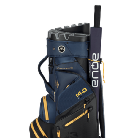Big Max Silencio 3 Dri Lite Cartbag Navy Zwart Geel