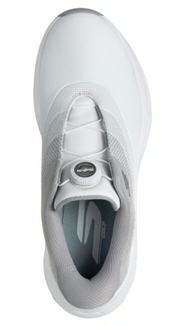 Skechers Slip+Ins Flow SI Twist Heren Golfschoenen Wit Grijs