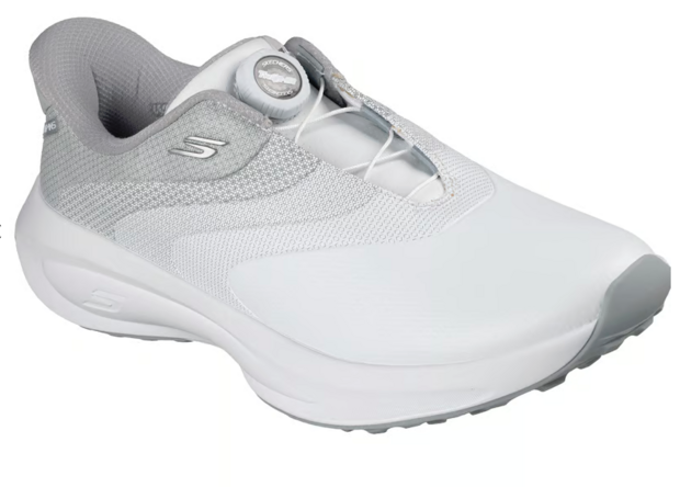 Skechers Slip+Ins Flow SI Twist Heren Golfschoenen Wit Grijs