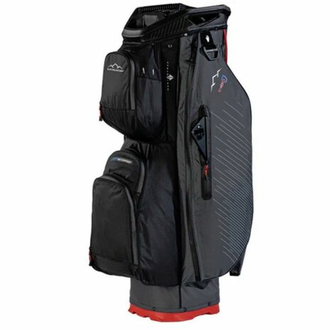 Sun Mountain C-100 Cartbag Waterdicht Steel Black Red