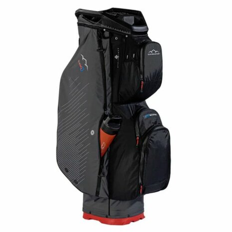 Sun Mountain C-100 Cartbag Waterdicht Steel Black Red