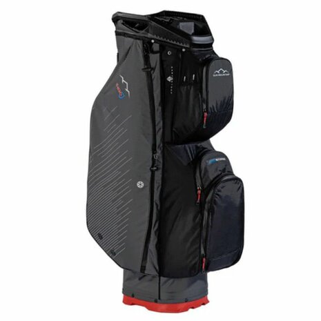 Sun Mountain C-100 Cartbag Waterdicht Steel Black Red
