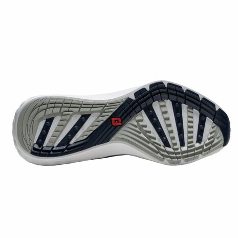 Footjoy Heren Golfschoenen Traditions Wit Zwart Rood