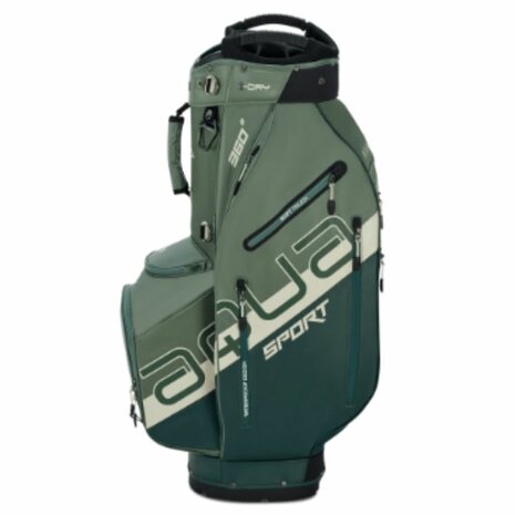 Big Max Aqua Sport 360 Cartbag Forest Green Olive Off White