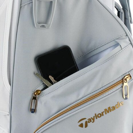 Taylormade TM24 Cartbag Kalea Grijs Wit Goud
