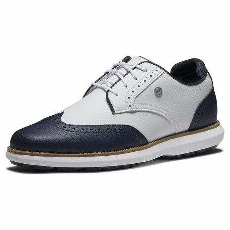 Golfschoenen Dames Footjoy Traditions Wit Navy