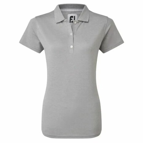 Footjoy Stretch Pique Dames Polo Shirt Grijs