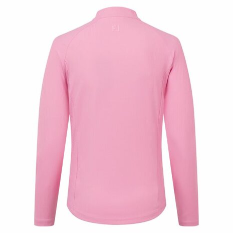 Footjoy Full Zipp Rib Midlayer Dames Pink