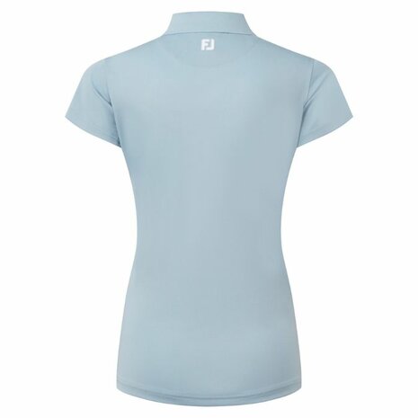 Footjoy Stretch Pique Dames Polo Shirt Lichtblauw