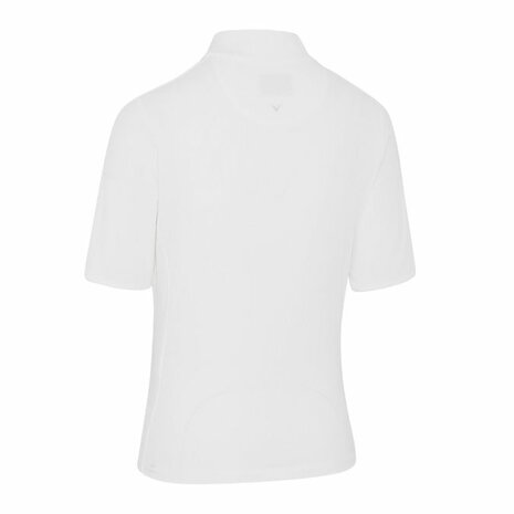 Callaway Rip Play Korte Mouw Mock Shirt Wit