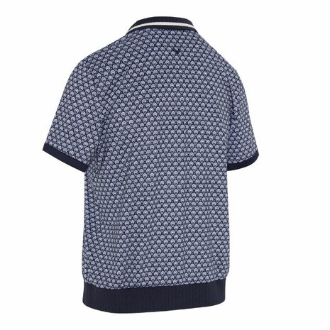 Callaway Premium  Scarf Geo Dames Golfpolo Navy