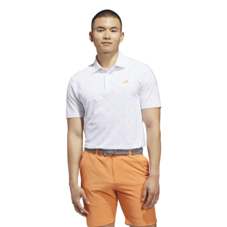 Adidas Ultimate ESCE Print Heren Golfpolo Wit