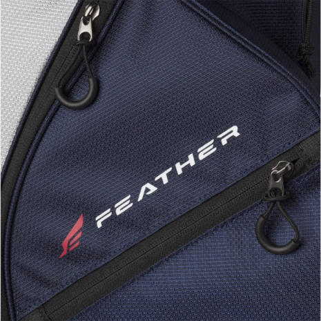 Wilson Feather Cartbag Navy/Silver