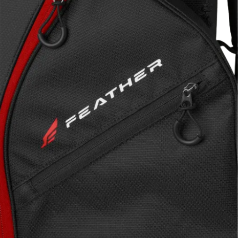Wilson Feather Cartbag Zwart/Grijs/Rood