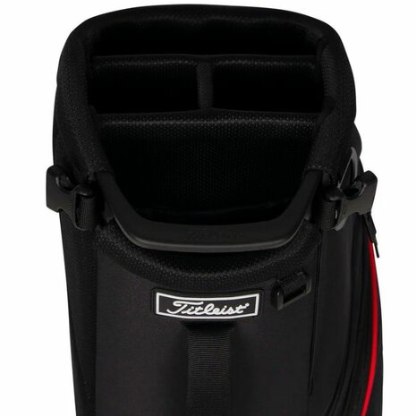 Titleist Players S4 Standbag Zwart Rood