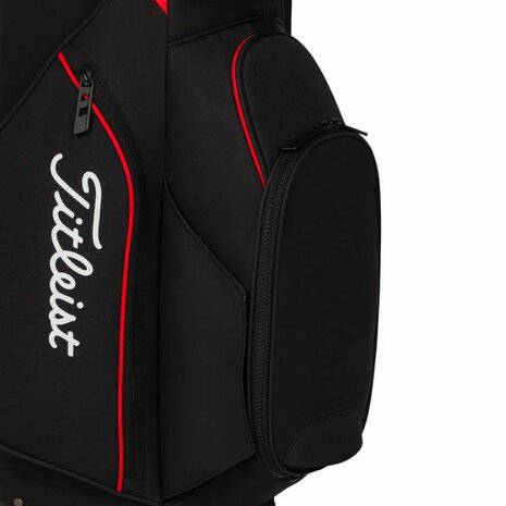 Titleist Players S4 Standbag Zwart Rood