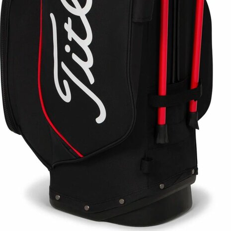 Titleist Players S4 Standbag Zwart Rood