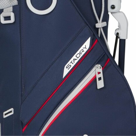 Titleist Players S4 Stadry Standbag Navy Rood Wit