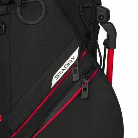 Titleist Players S4 Stadry Standbag Zwart Rood