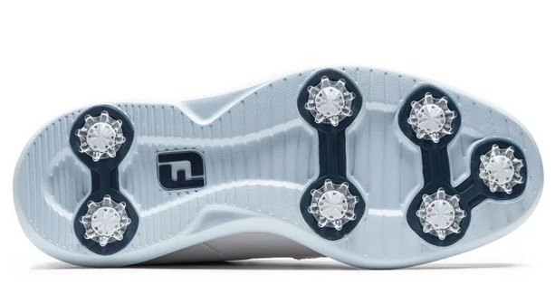 Footjoy Heren Golfschoenen Traditions Wit Sky Blue