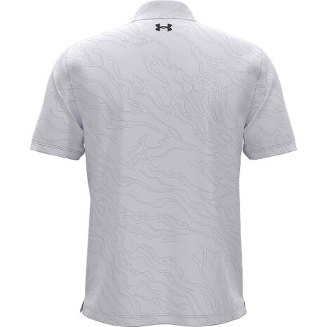 Under Armour Heren Playoff Golf Polo 3.0 Printed Micro Camo White