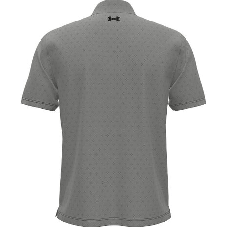 Under Armour Heren Playoff Golf Polo 3.0 Printed Micro Flower Clay Green