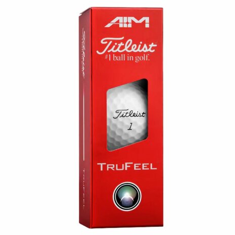 Titleist TruFeel AIM Golfballen Wit 2026
