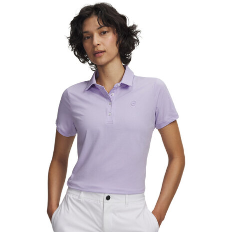 Under Armour ArmourDry SS Polo Purple Crest