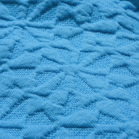 Callaway 1/2 Zip Quilted Knit Pullover Dames Licht Blauw