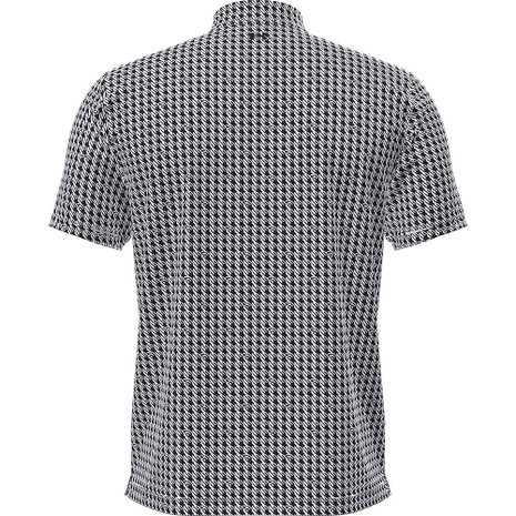 Under Armour T2G Polo Print Houndstooth Deuces White
