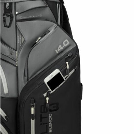 Big Max Silencio 3 Dri Lite Cartbag Grijs Zwart