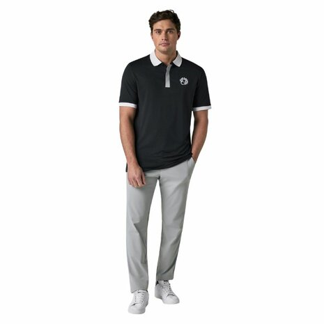 Callaway Premium Blocked Heren Golfpolo Graphite