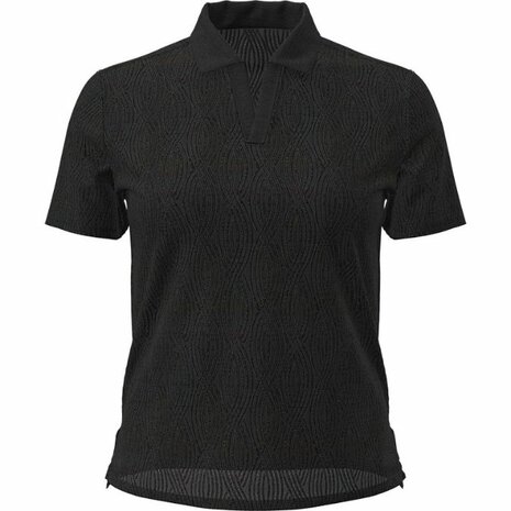 Under Armour Halo Bonded Jacquard Polo Zwart