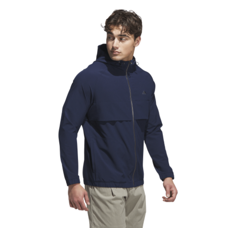 Adidas Heren Go-To Full Zip Windbreker Navy