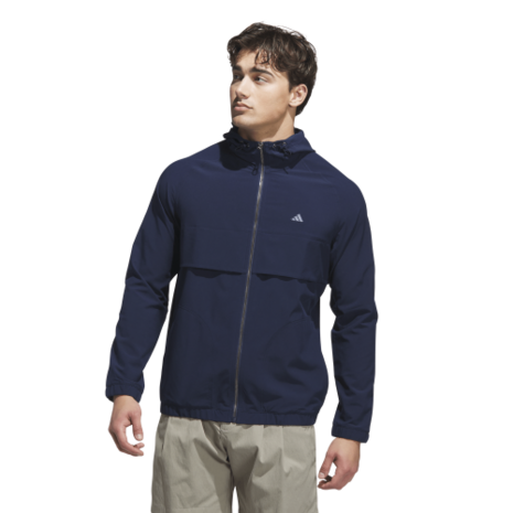 Adidas Heren Go-To Full Zip Windbreker Navy