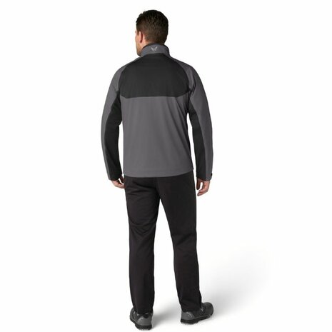 Callaway Stormlite 3 wasserdichter herren-Golf-Regenmantel Schwarz Grau