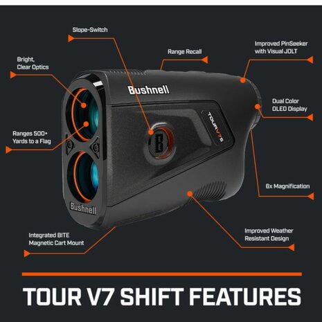 Bushnell Tour V7 Shift Rangefinder
