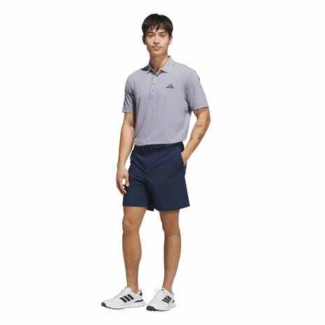 Adidas Ultimate365 Tour Deco Heren Golfpolo Slate Grijs