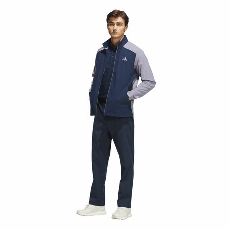 Adidas Ultimate365 Wind Volledige Ritssluiting Heren Golfsweater Navy Slate