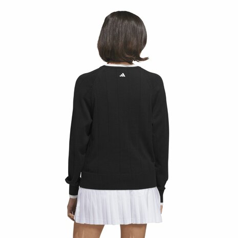 Adidas Ultimate365 Knit Crew Dames Sweater Zwart