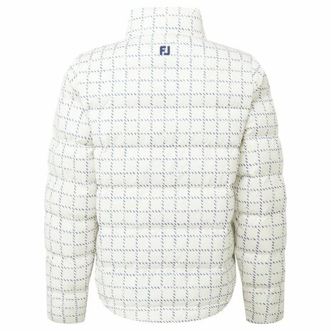 Footjoy Lightweight Insulated Women's Golf Jacket Windproof Beige Navy