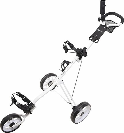 Cougar Track 3 wiel Golftrolley Wit