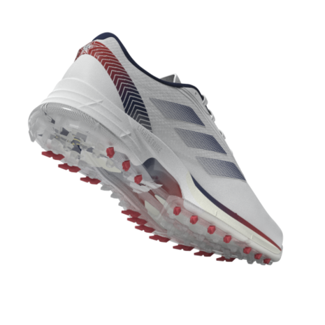 Adizero ZG Spikeless Heren Golfschoen Wit Navy