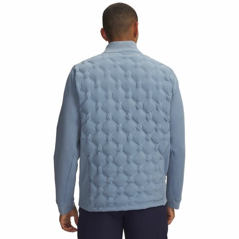 Under Armour Drive Down Hybryd Heren Winter Golfjas Blue Wind
